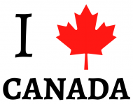 Koszulka I love Canada