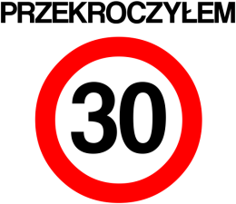 prezent na 30 urodziny - kubek Przekroczyłem 30