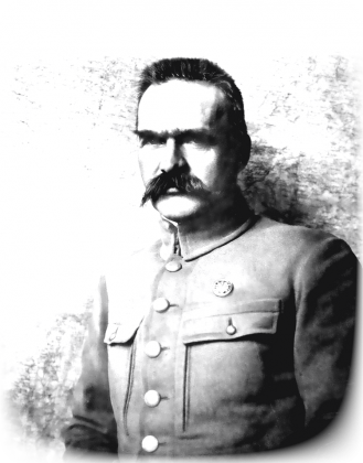 Józef Piłsudski koszulka biala