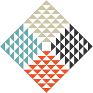 Bluza z kapturem || squares & triangles