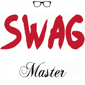 Swag -meska - biała - nadruk