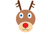 bluza z głową renifera