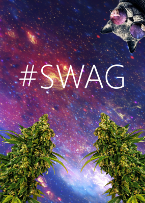 Koszulka męska #SWAG - nadruk