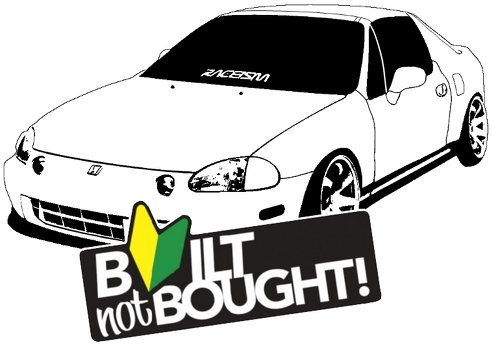 Built not Bought DEL SOL Tshirt