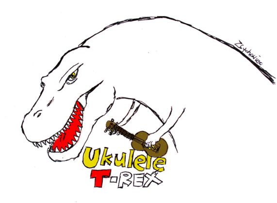 ukulele t-rex