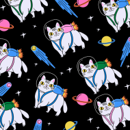 Kotki w kosmosie