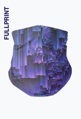 Glitch fioletowy - Sportowa Moda Artystyczna