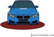 Koszulka Jazdy Próbne BMW M3 B Damska