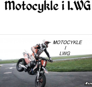 Koszulka "Motocykle i LWG" BIAŁA