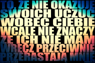 Nie okazuję uczuć * Damska *
