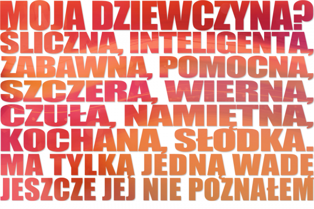 Moja dziewczyna * Męska *
