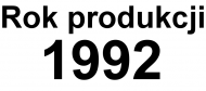Rok produkcji 1992