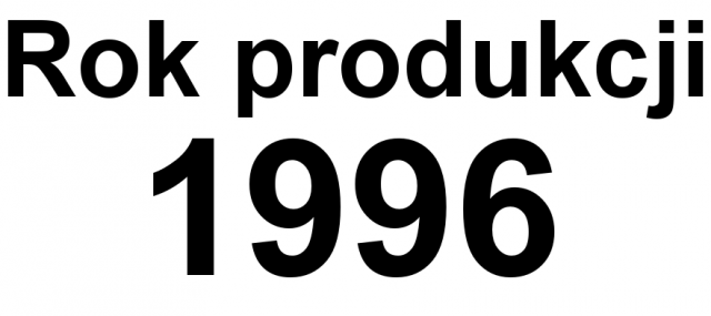 Rok produkcji 1996
