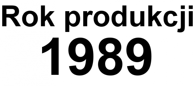 Rok produkcji 1989