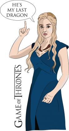 Daenerys and her last dragon