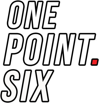 ONE POINT. SIX
