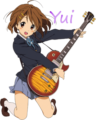 K-ON!! Yui Hirasawa Guitar T-shirt Woman White