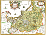 Torba z mapą Prus I (Caspar Henneberger)