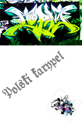 koszulka z nadrukami grafiti
