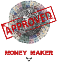 Koszulka z nadrukiem "MONEY MAKER" RUBYWEAR