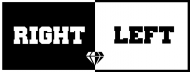 Koszulka z nadrukiem "RIGHT-LEFT" RUBYWEAR