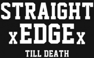 Straight Edge Till Death W