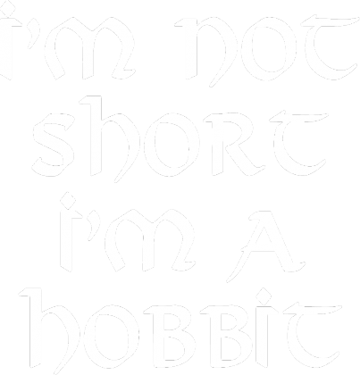 Koszulka damska - I'm not short I'm a Hobbit