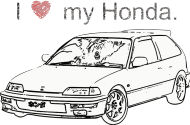 I love my Honda Civic 4g