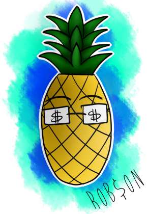 Ananas - Kubek
