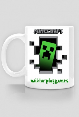 Minecraft Creeper by Wiktor PlayGames - kubek - WiktorPlayGames - oficjalny sklep