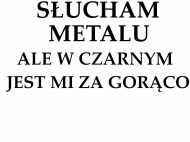 Słucham metalu
