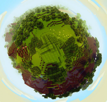 Minecraft Planet Shirt - Male