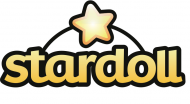 Miś z logo Stardoll.com