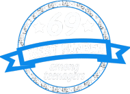 Męska bluzka "69" Najlepszy numer wśród nastolatków!