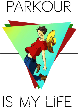 PARKOUR IS MY LIFE (męska - biała)