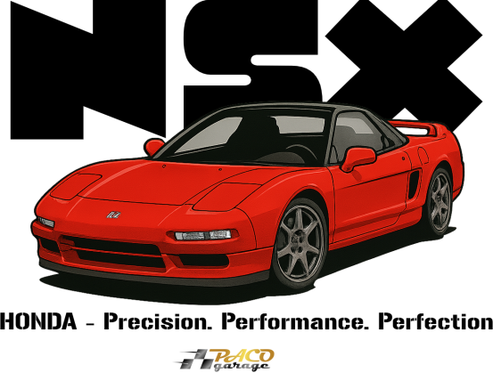 Honda NSX koszulka. Precision, performance, perfection
