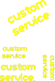t-shirt męski z napisem custom service