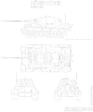 Panzerkampfwagen VI B Königstiger - bez siatki
