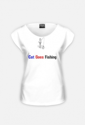 Koszulka dla kobiet "Cat Goes Fishing" - Wiedzmin130