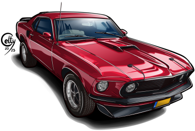 Ford Mustang Mach I 1 vintage