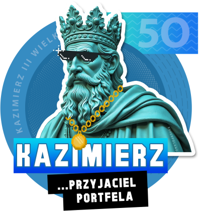 Plakat zabawny humor Polska - Kazimierz Wielki