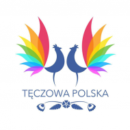 Koszulka męska "Tęczowa Polska"