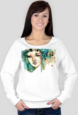 niebieska - artystyczny Tshirt