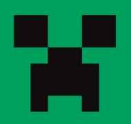 Minecraft creeper biała