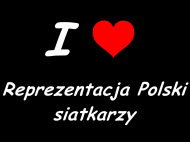 I love reprezentacja Polski siatkarzy czarna damska
