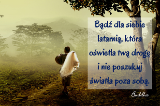 Kubek - Buddha - Bądź dla siebie latarnią
