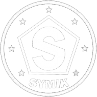 Koszulka z logiem Symik CZARNA