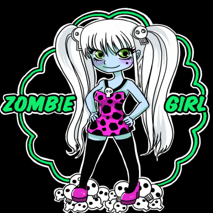 koszulka gothic zombie lolita
