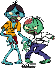 Bolek i Lolek zombie
