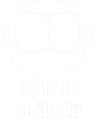 Koszulka "Spinam Pośladki" - wersja normalna, biały wzór